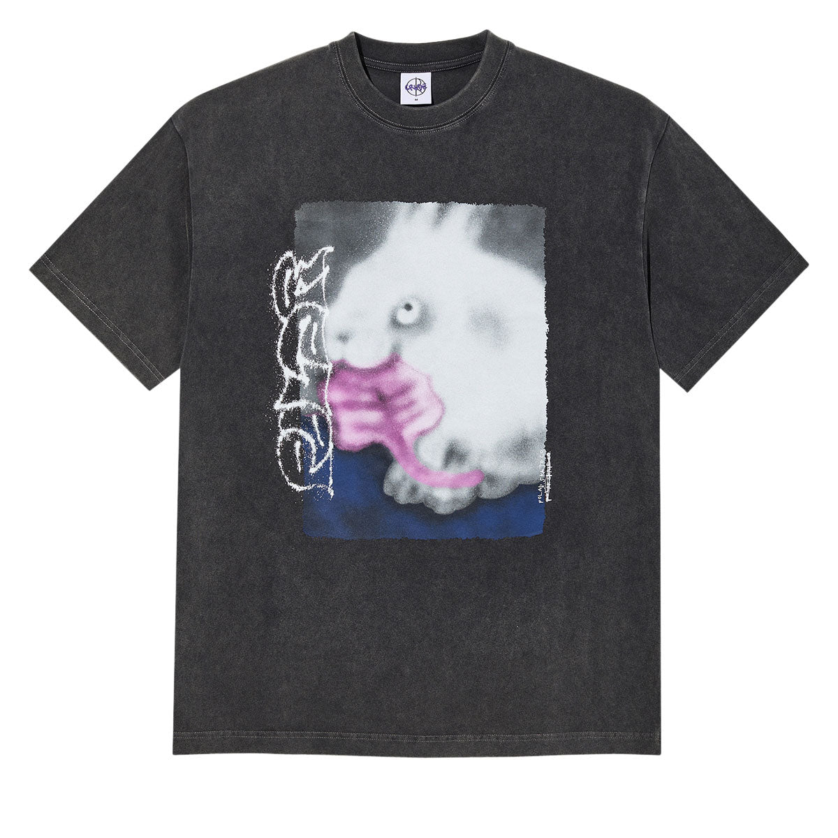 Polar Rabbit T-Shirt - Silver Black