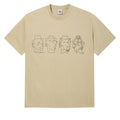 Polar 8 Heads Contrast T-Shirt - Sand/Brown