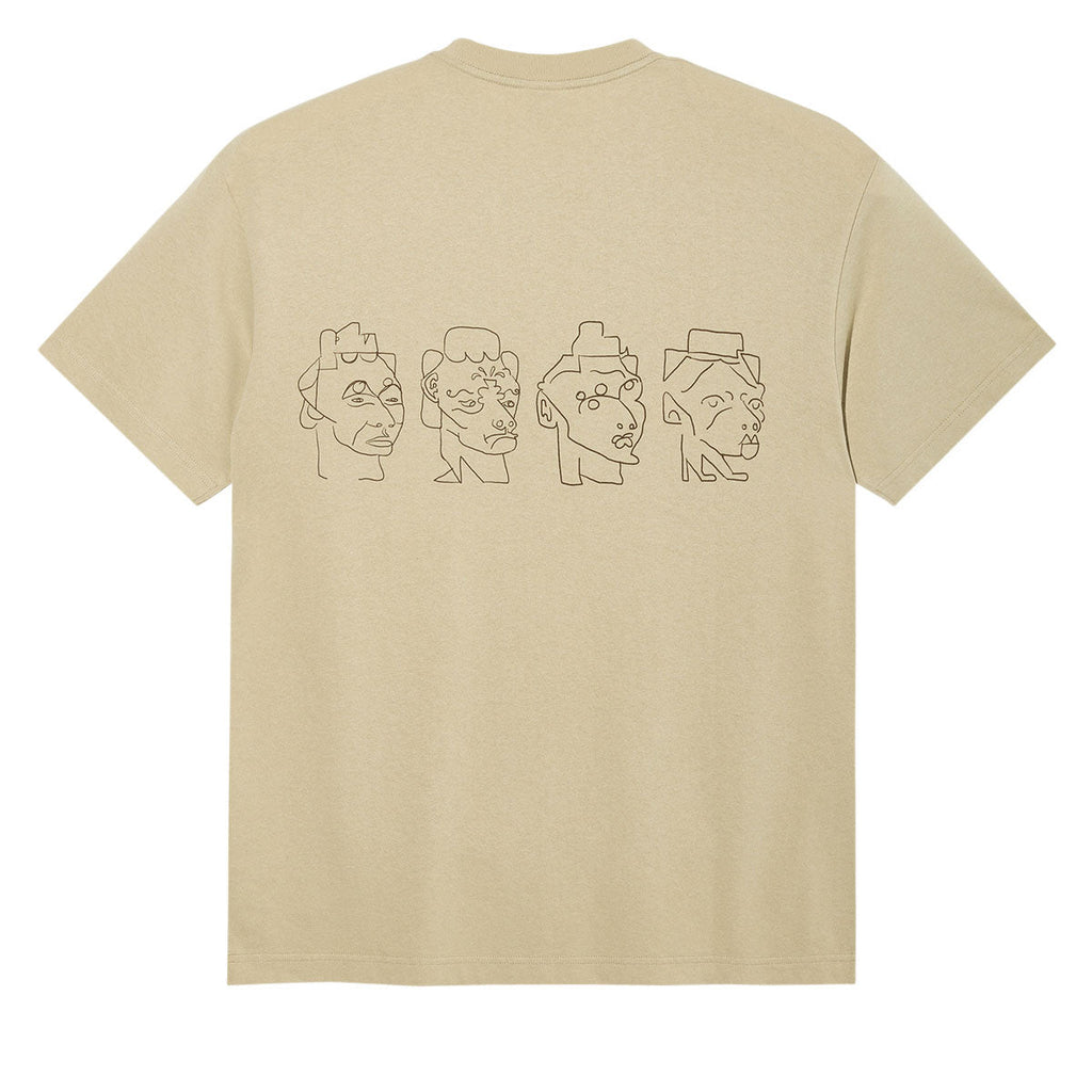 Polar 8 Heads Contrast T-Shirt - Sand/Brown