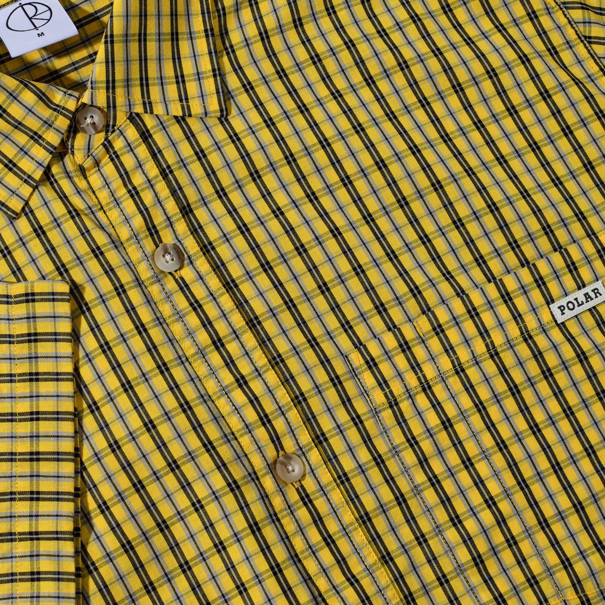 Polar Mitchell Shirt - Lemon/Black