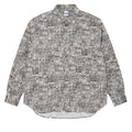 Polar Newspaper Ben Long Sleeve Shirt - Light Grey
