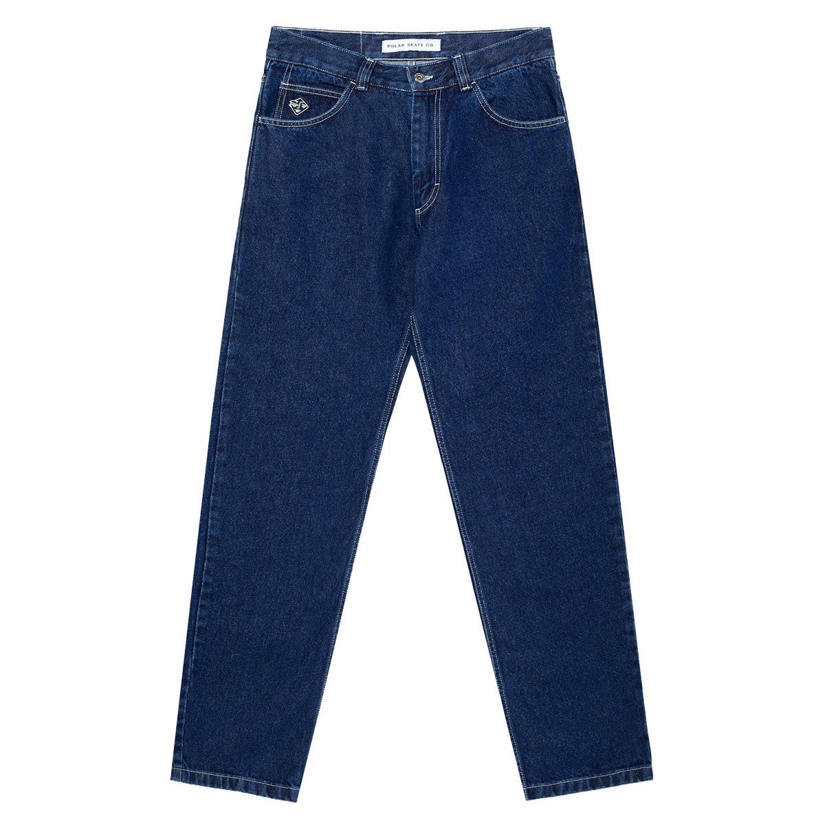 Polar 89! Denim Jeans - Dark Blue/White Stitching