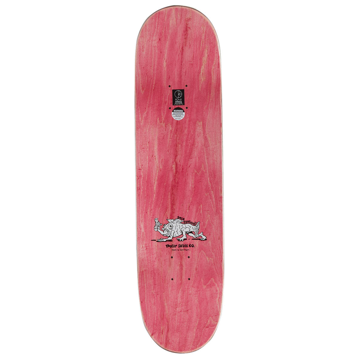 Polar Shin Sanbongi Bongi Boy Skateboard Deck - Pink - 8.50"