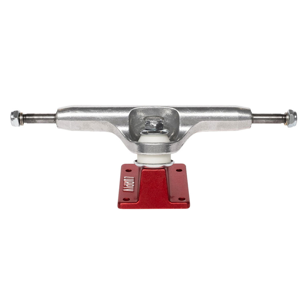 Lurpiv 3 Hollow Skateboard Trucks - Polished/Red - 145mm