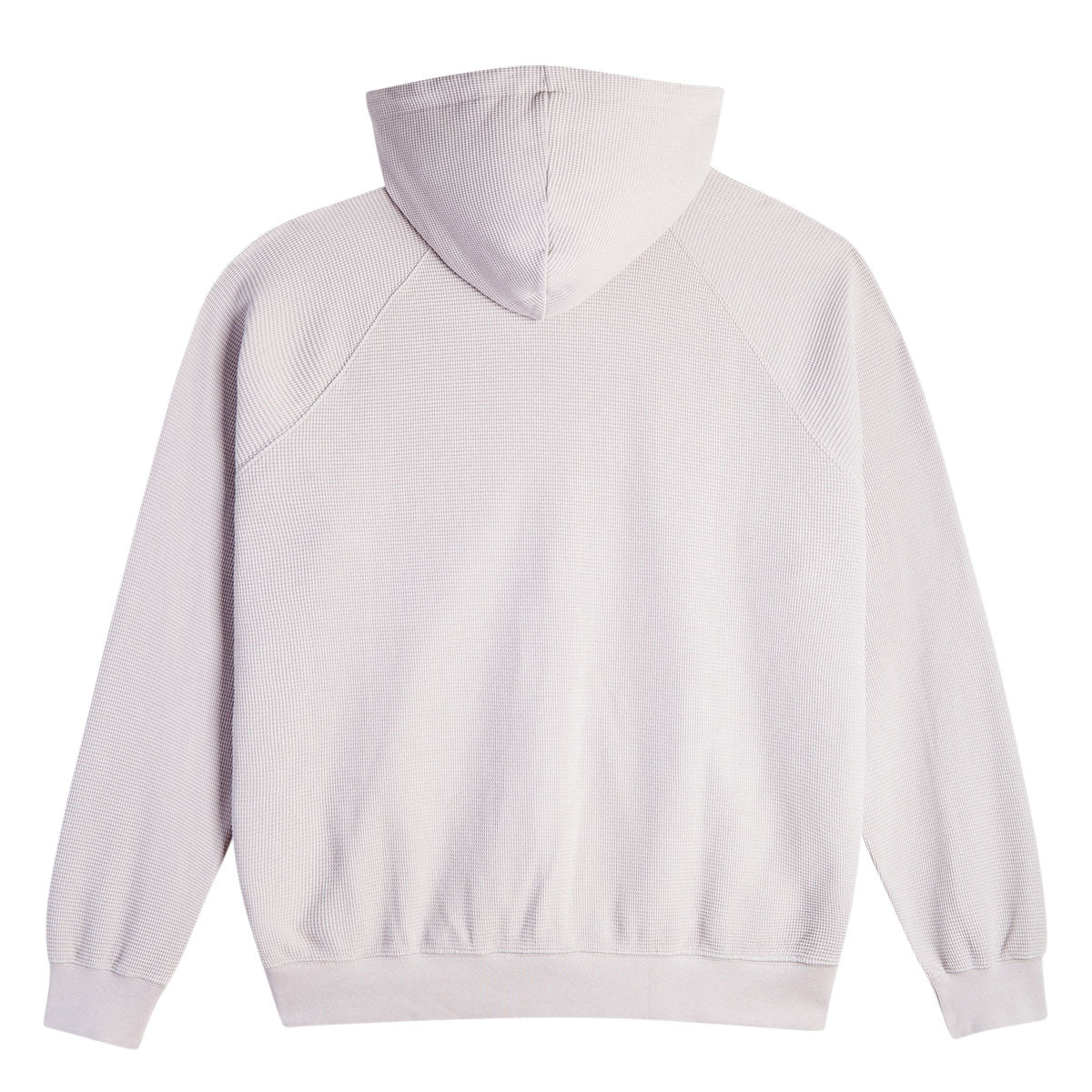 Polar Waffle Zip Hoodie - Pale Taupe