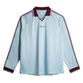Polar Davie Long Sleeve Shirt - Sky Blue/Wine