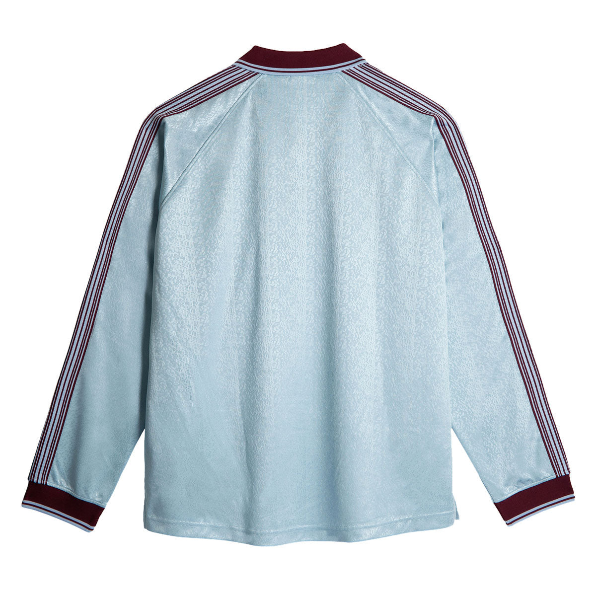 Polar Davie Long Sleeve Shirt - Sky Blue/Wine