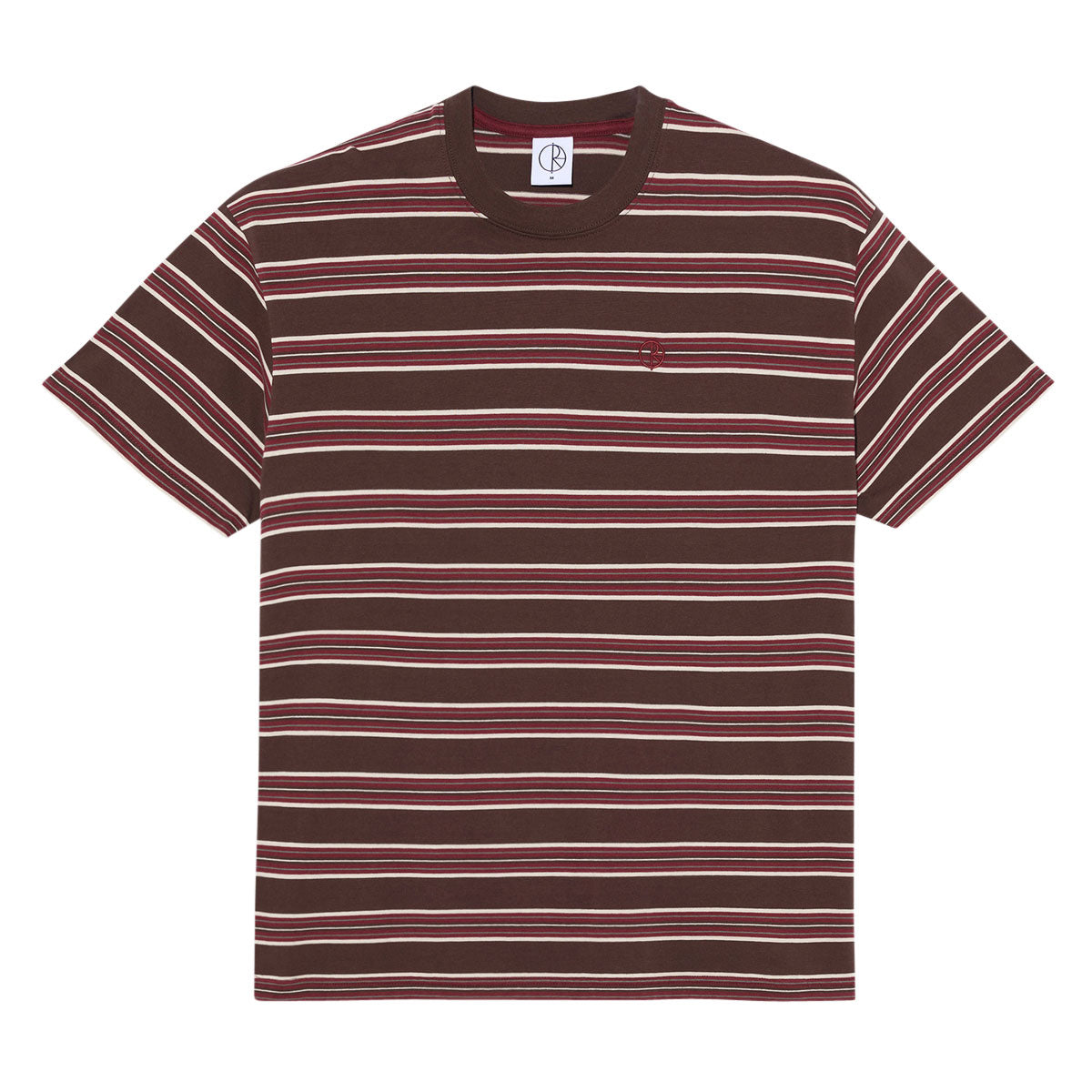 Polar Stripe T-Shirt - Brown/Red