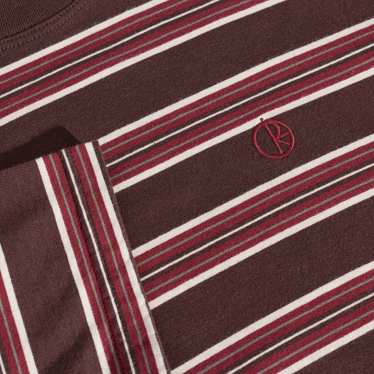 Polar Stripe T-Shirt - Brown/Red