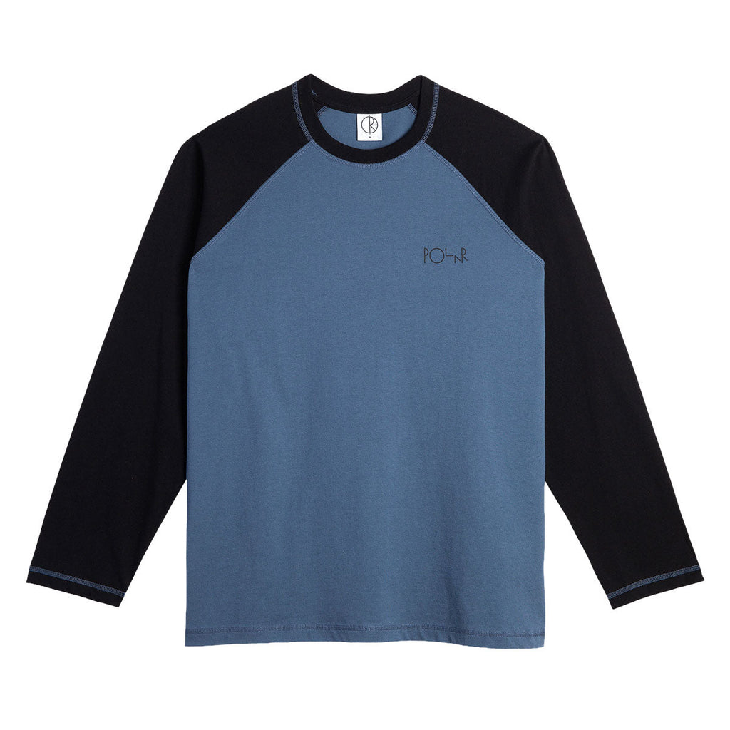Polar Stevie Long Sleeve T-Shirt - Grey Blue/Black