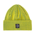 Polar Lines Merino Beanie - Chartreuse/Army Green