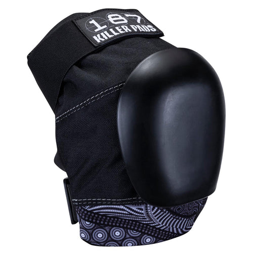 187 Pro Knee Keegan Palmer Pads - Black/White