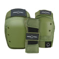 Pro-Tec Street Adult 3 Pack Open Back Set Of Pads - Army Green