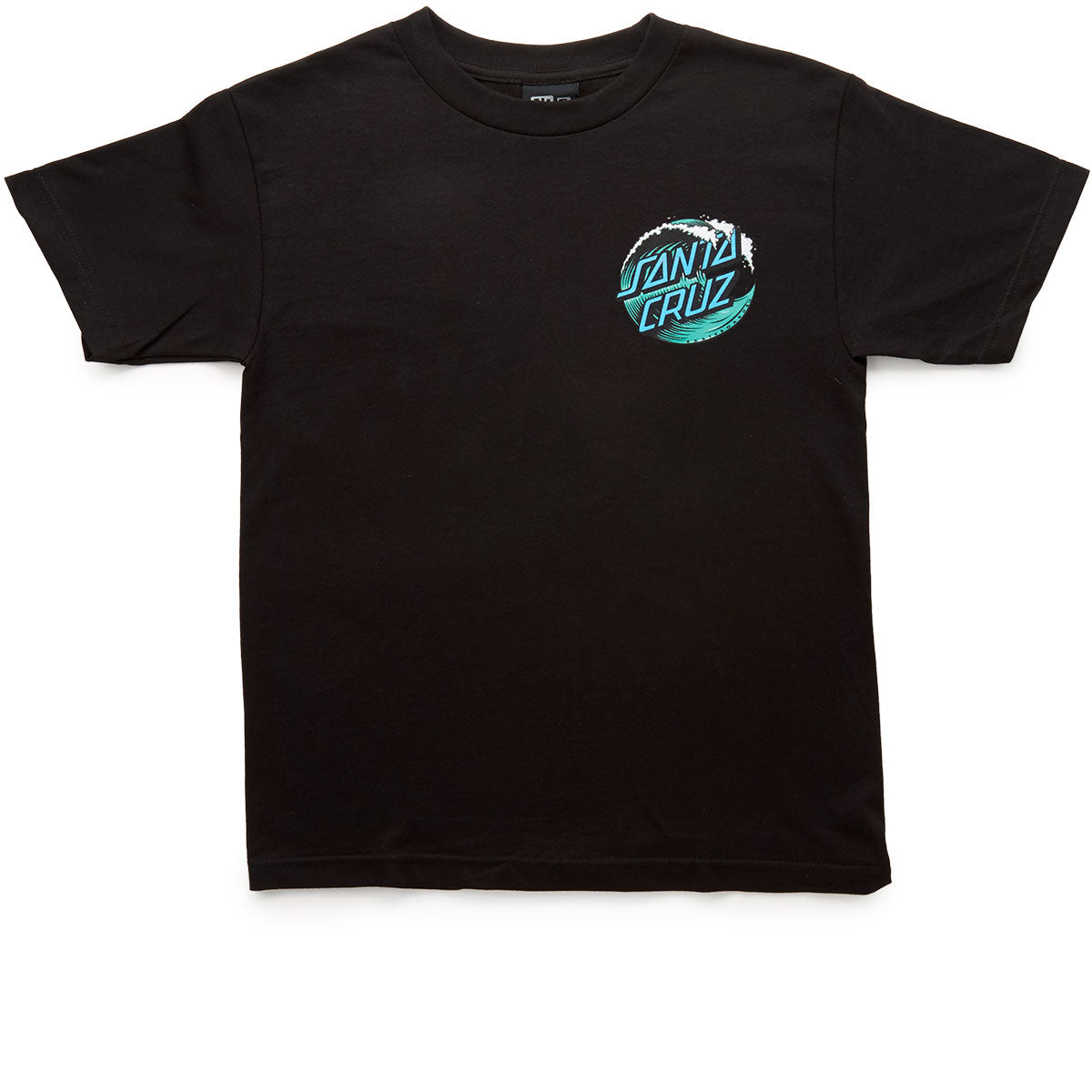 Santa Cruz Wave Dot T-Shirt - Black