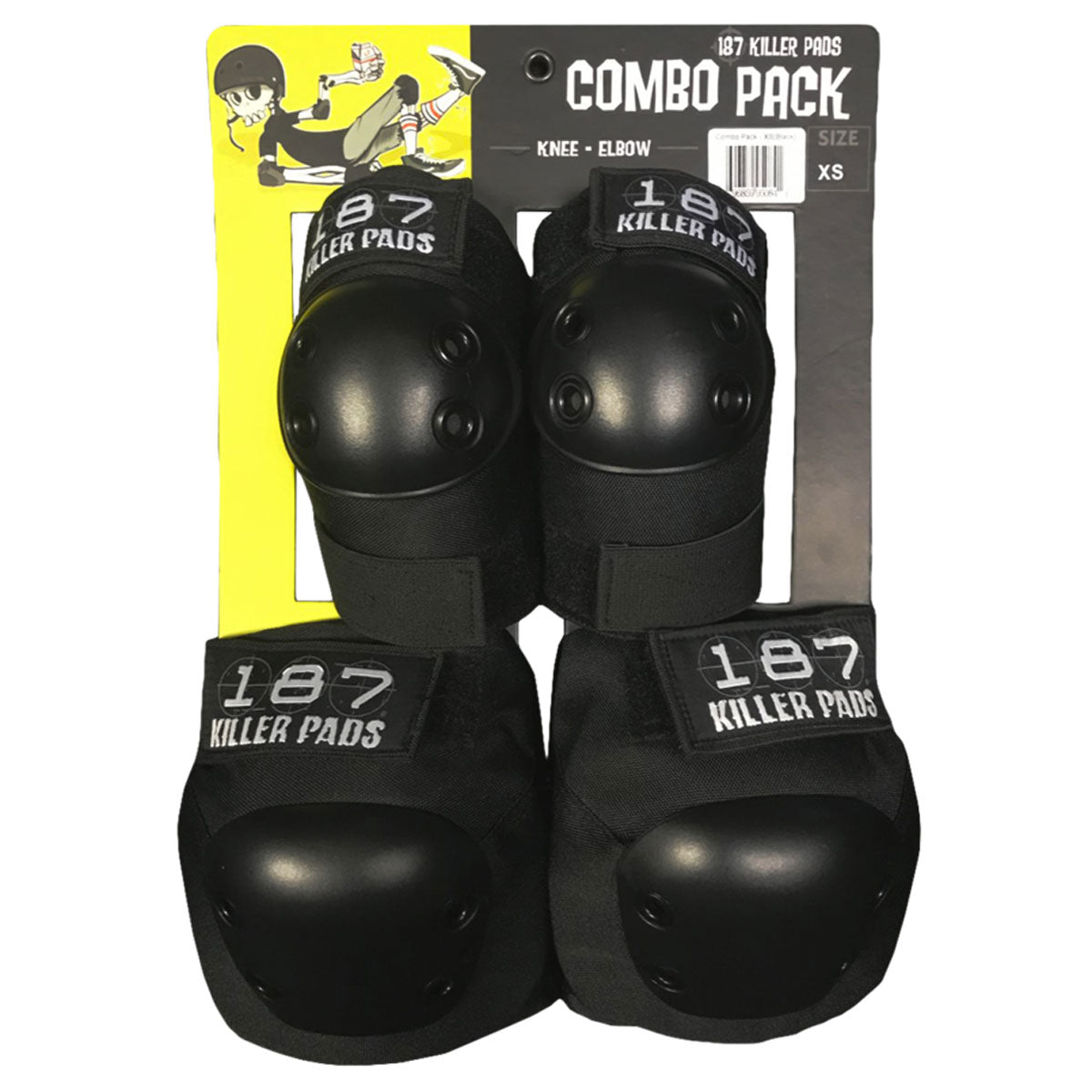 187 Combo Pack Pads - Black