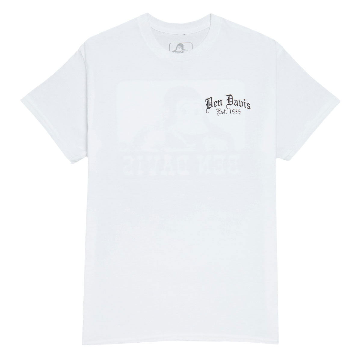 Ben Davis Paisley Logo T-Shirt - White
