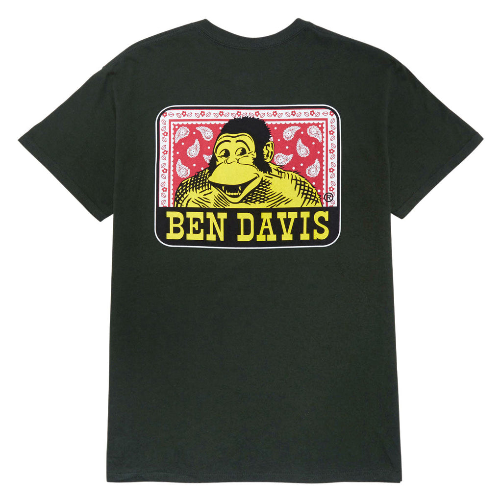 Ben Davis Paisley Logo T-Shirt - Green