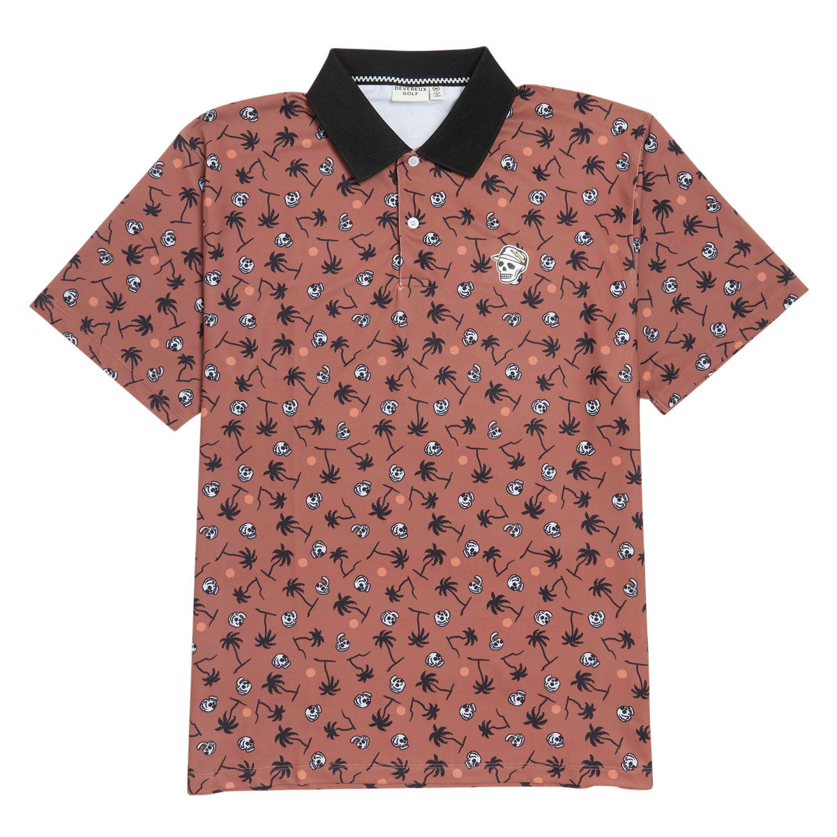 Devereux High Noon Polo Shirt - Clay