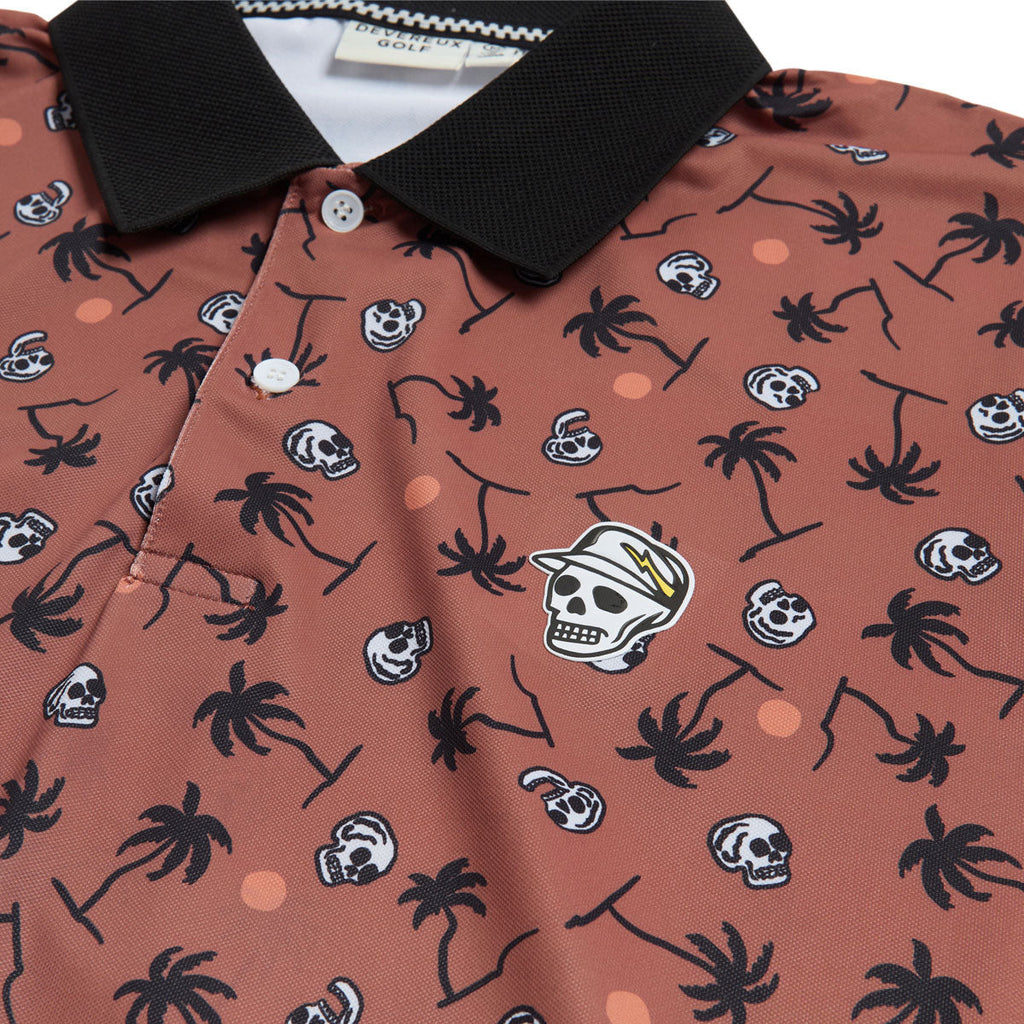 Devereux High Noon Polo Shirt - Clay