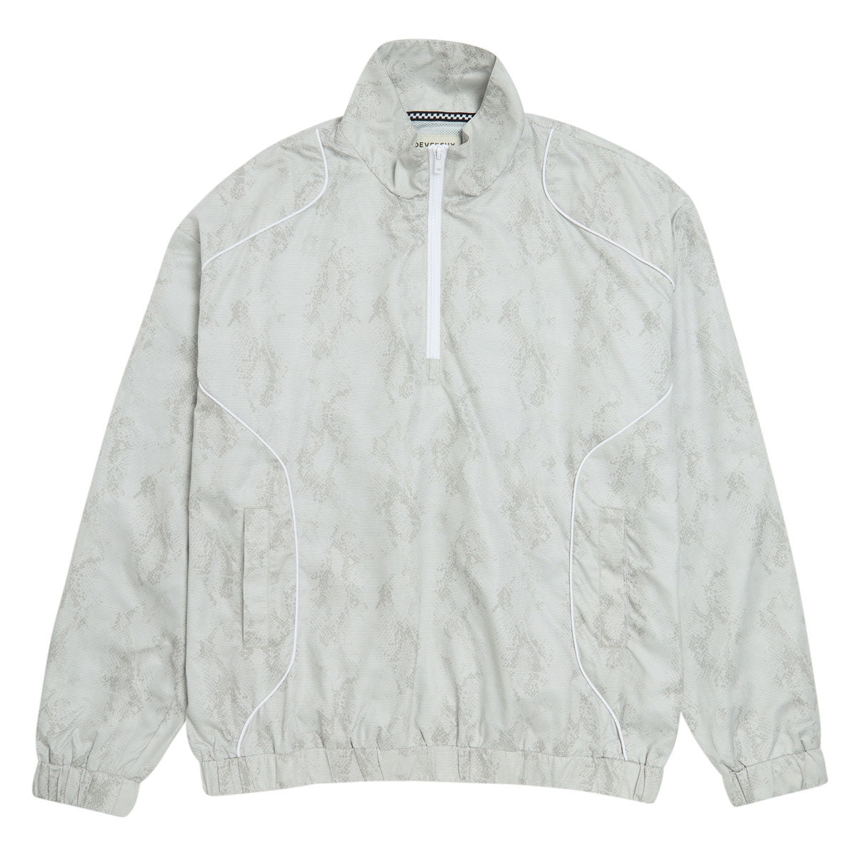 Devereux Piped Quarter Zip Sweatshirt - Succulent Green