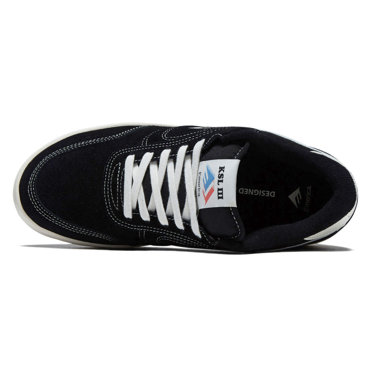 Emerica KSL III Shoes - Black/White/White