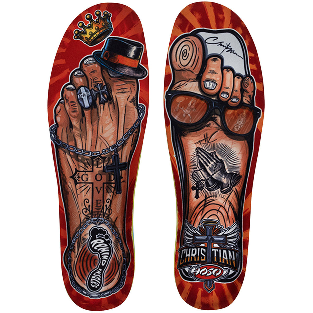 Remind Cush Impact Christian Hosoi Gnar Foot 5.5MM Mid-High Arch Shoe Insole