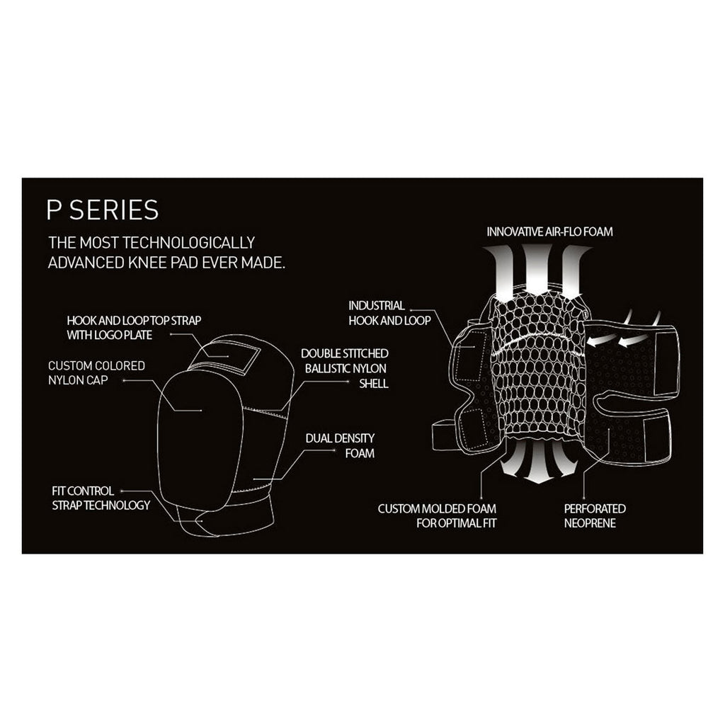 Destroyer P Series Knee Pads - Black