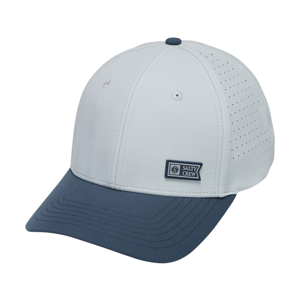 Salty Crew Lowdown Snapback Hat - Navy/Grey