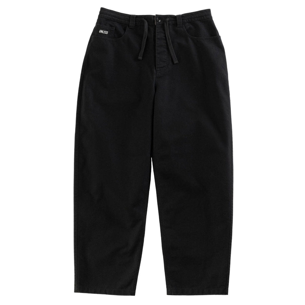 Unless Baggy Canvas Pants - Black