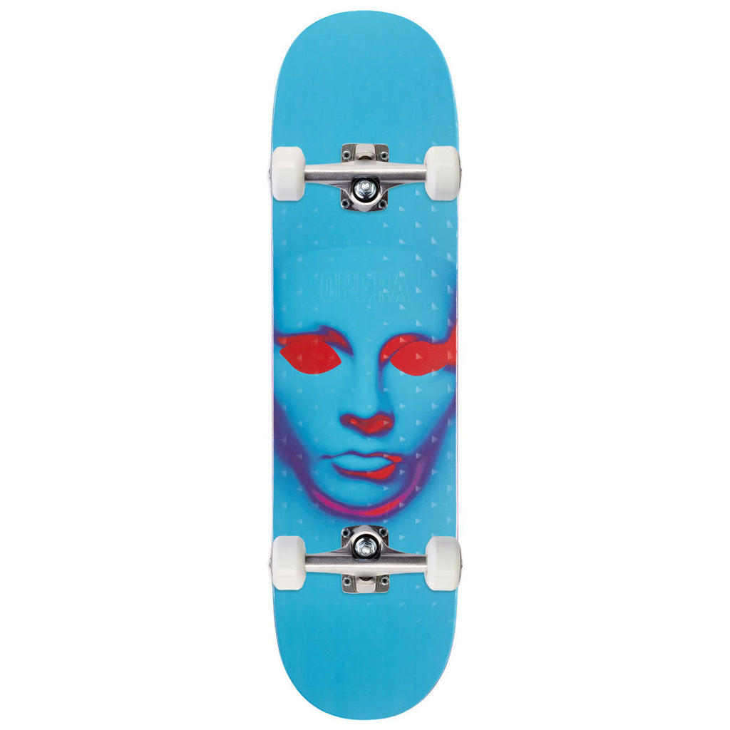 Opera Face EX7 Skateboard Complete - Holographic Blue - 8.25"