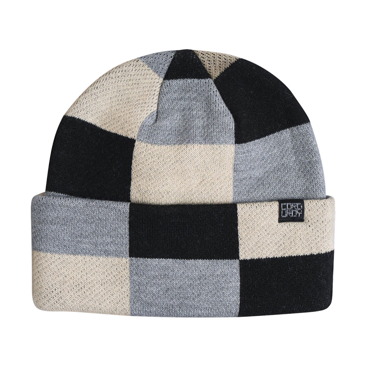 Corduroy Squared Beanie - Natural