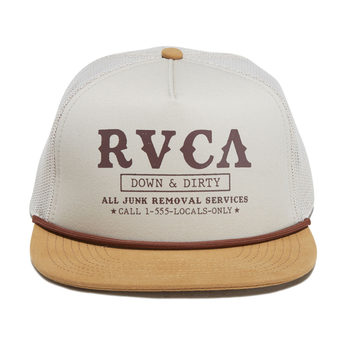 RVCA D & D Trucker Hat - Tan