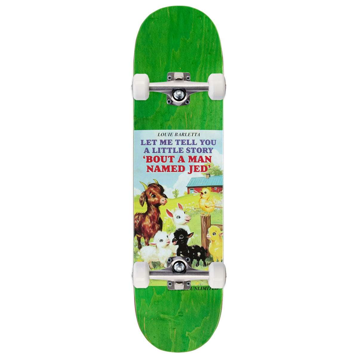 Jacuzzi Unlimited Louie Barletta Storybook EX7 Skateboard Complete - 8.25"