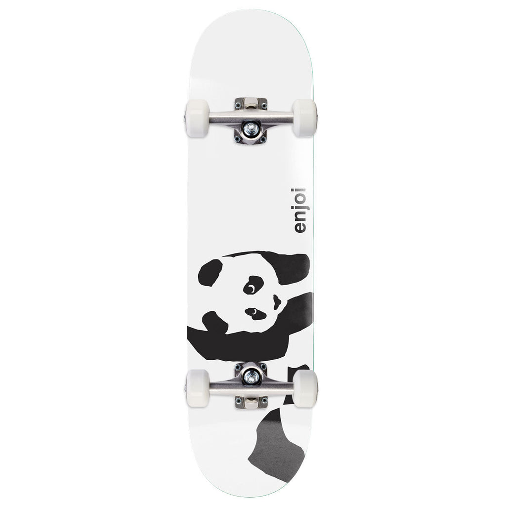 Enjoi Whitey Panda R7 Skateboard Complete - White - 8.375"