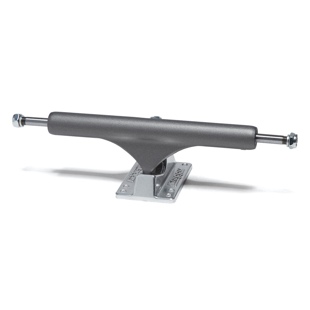 Slappy ST1 Hollow Lights Skateboard Trucks - Gunmetal/Polished - 10.00"