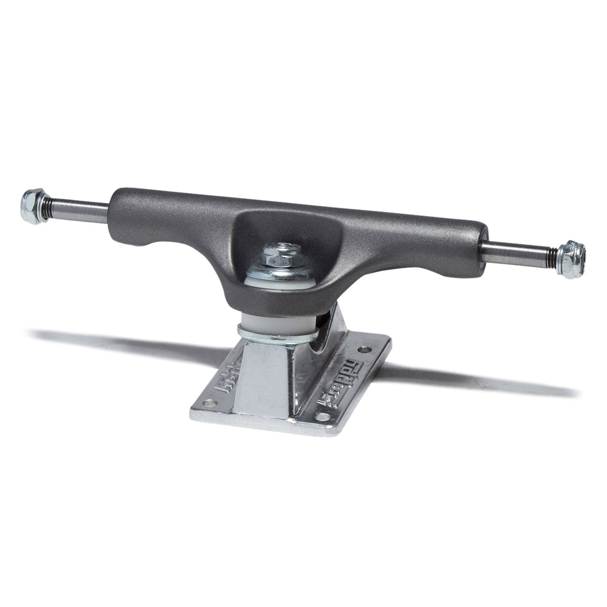 Slappy ST1 Hollow Lights Skateboard Trucks - Gunmetal/Polished - 8.00"