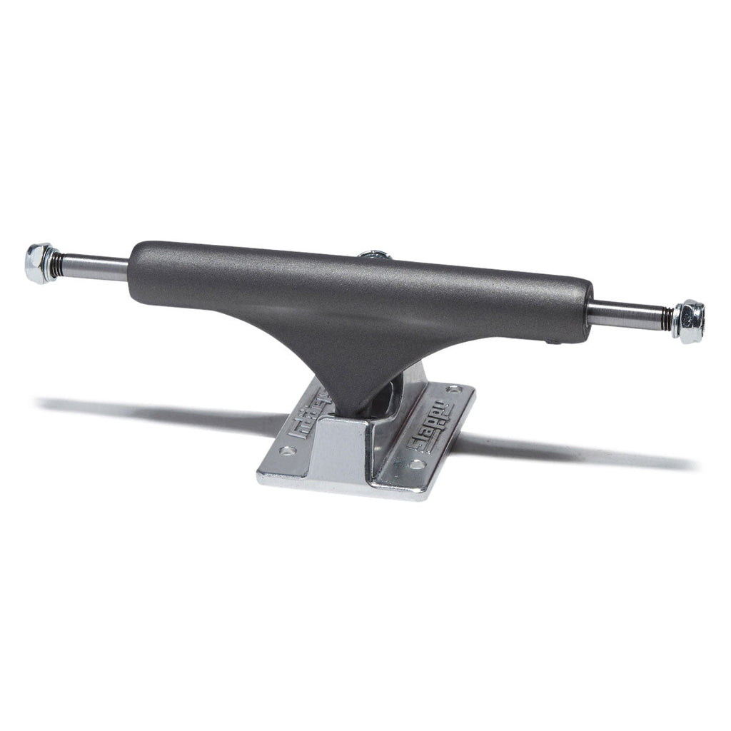 Slappy ST1 Hollow Lights Skateboard Trucks - Gunmetal/Polished - 8.25"
