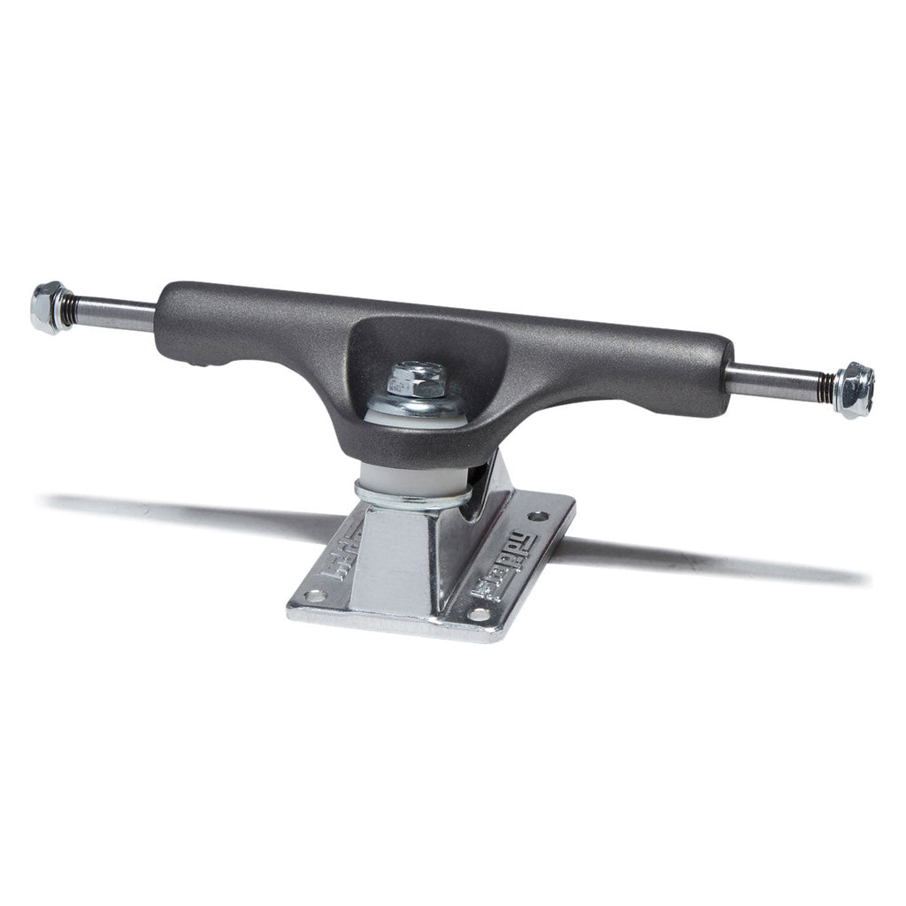 Slappy ST1 Hollow Lights Skateboard Trucks - Gunmetal/Polished - 8.25"