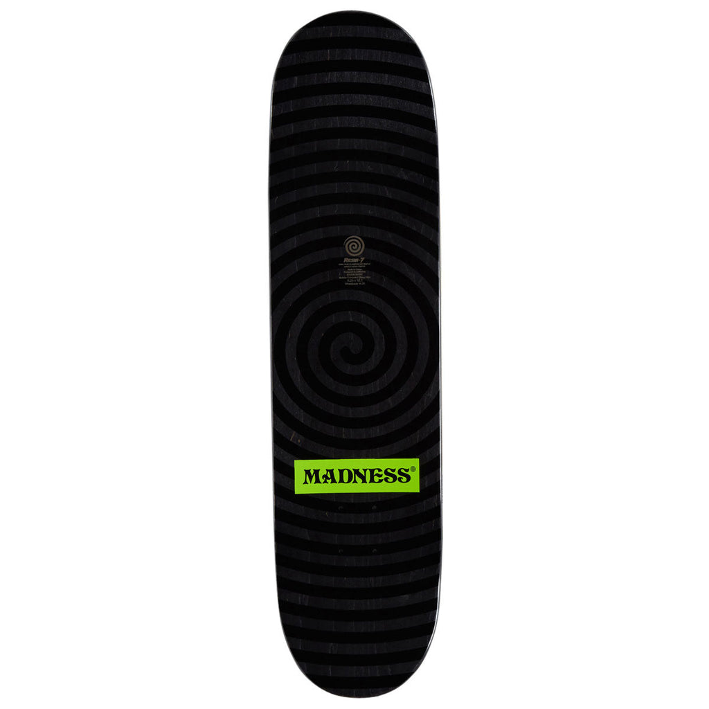 Madness Split R7 Skateboard Complete - Safety Yellow/Holographic - 8.25"