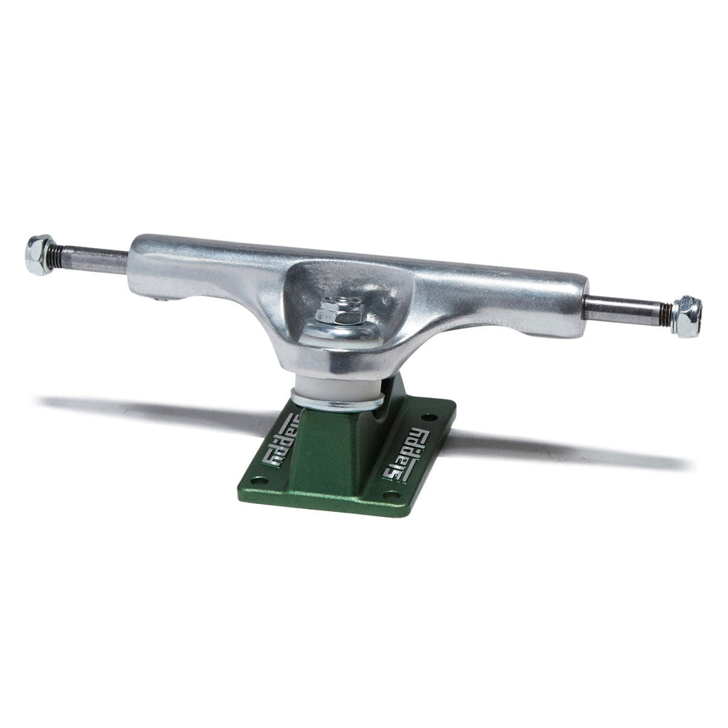 Slappy ST1 Hollow Lights Skateboard Trucks - Polished/Gunmetal Green - 8.25"
