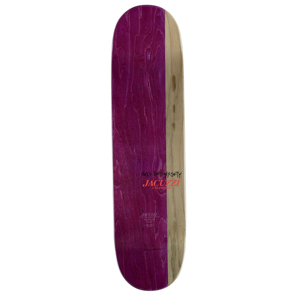 Jacuzzi Unlimited Ariana Spencer Wine EX7 Skateboard Deck - Rose - 8.50"