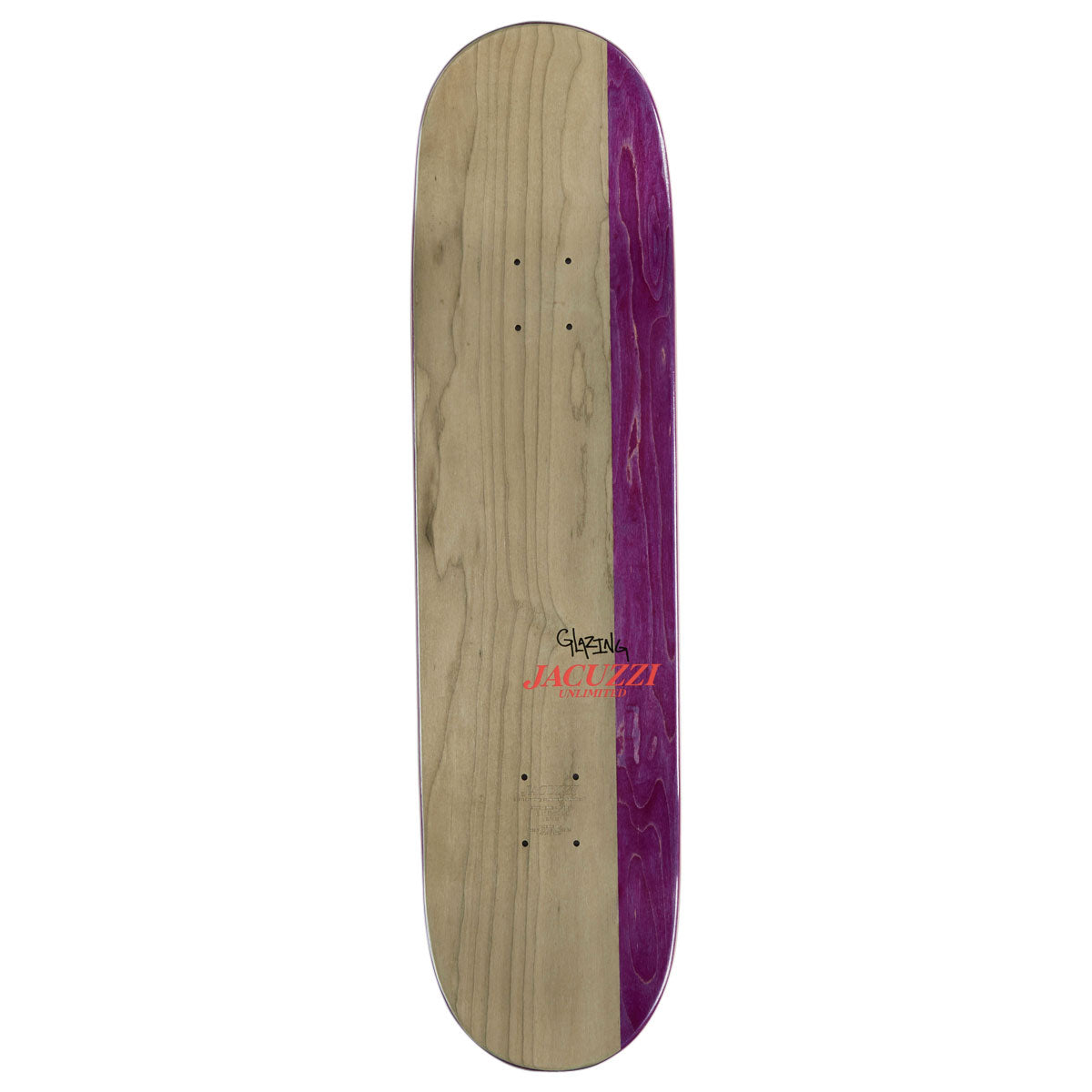 Jacuzzi Unlimited John Dilo Suck Me EX7 Skateboard Deck - Cool Grey - 8.375"