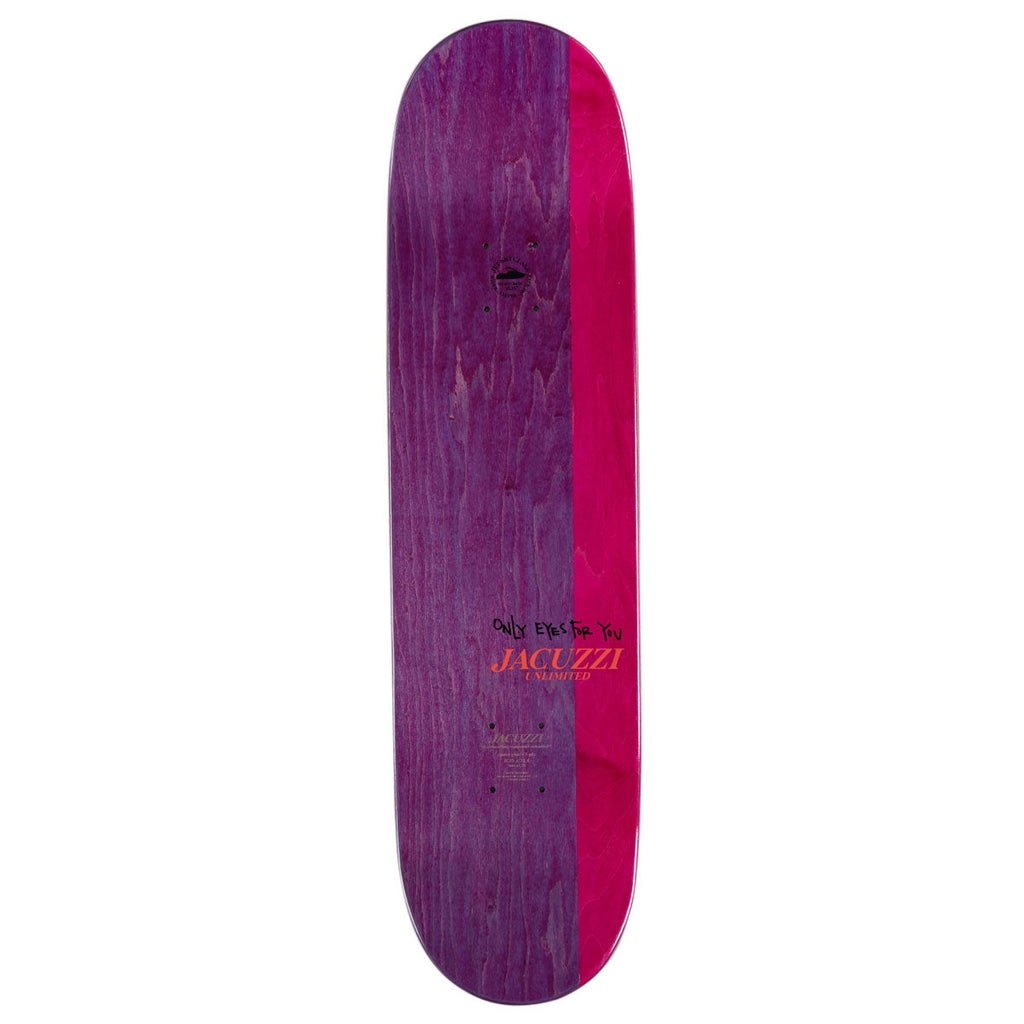 Jacuzzi Unlimited Jet Ski Eyes Popsicle EX7 Skateboard Complete - Yellow/Burgundy - 8.25"