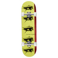 Jacuzzi Unlimited Jet Ski Eyes Popsicle EX7 Skateboard Complete - Yellow/Burgundy - 8.25"