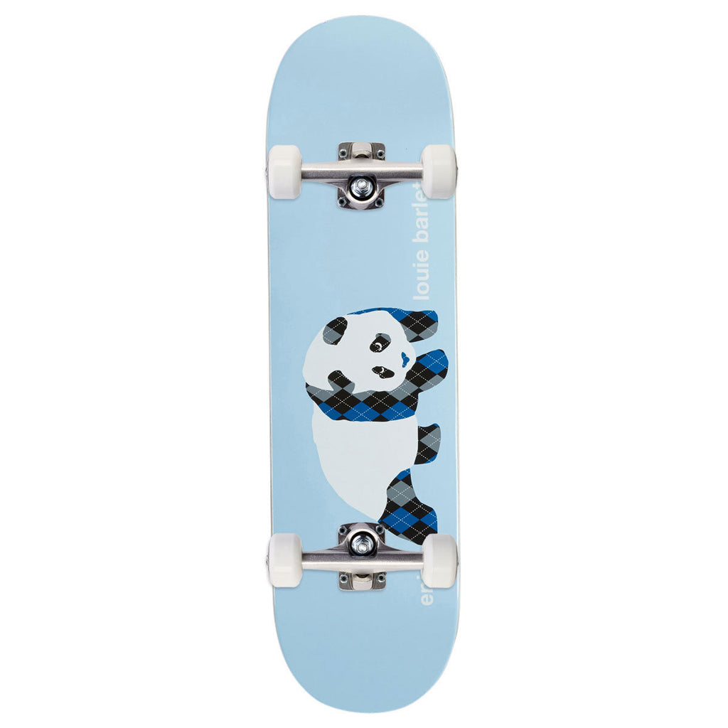 Enjoi Louie Barletta Argyle Panda R7 Skateboard Complete - Light Blue - 8.50"