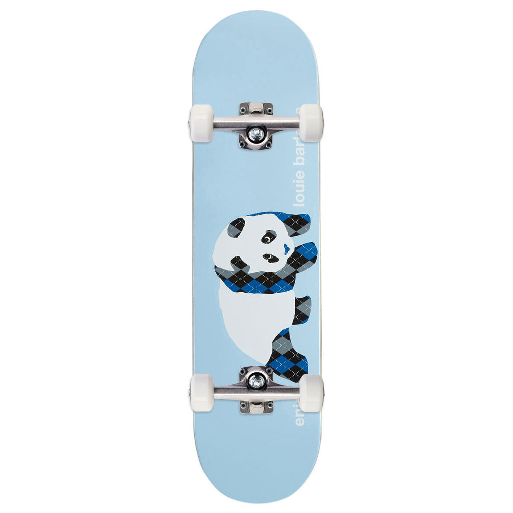 Enjoi Louie Barletta Argyle Panda R7 Skateboard Complete - Light Blue - 8.25"