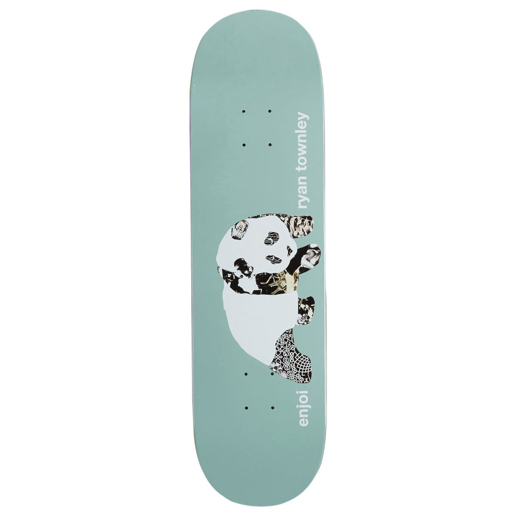 Enjoi Ryan Townley Collage Panda R7 Skateboard Deck - Sage - 8.50"