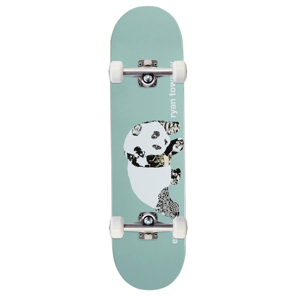 Enjoi Ryan Townley Collage Panda R7 Skateboard Complete - Sage - 8.50"