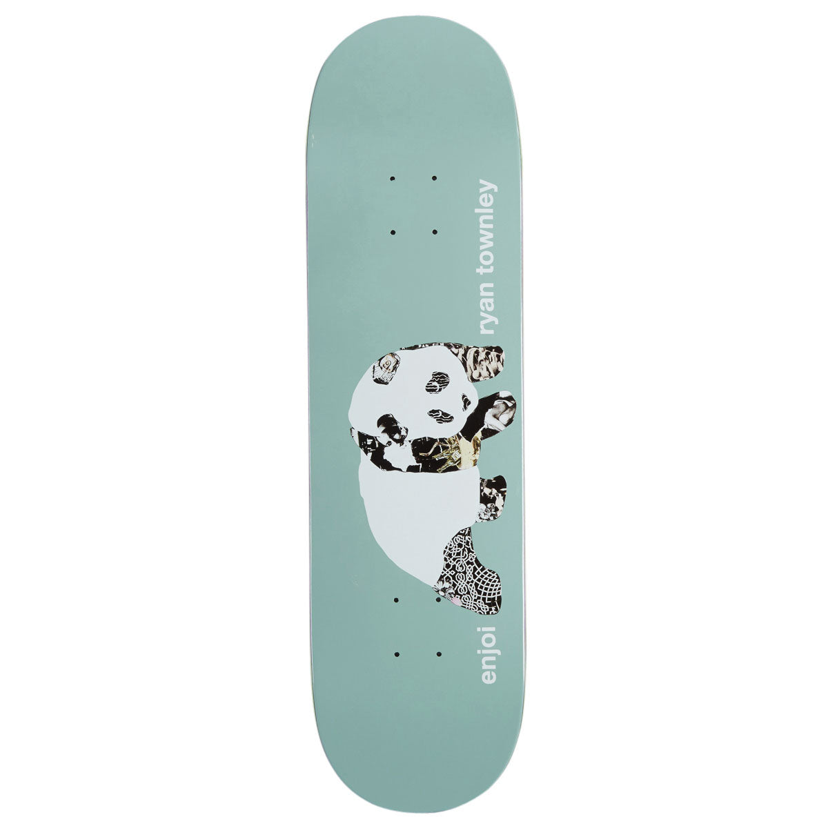 Enjoi Ryan Townley Collage Panda R7 Skateboard Deck - Sage - 8.25"