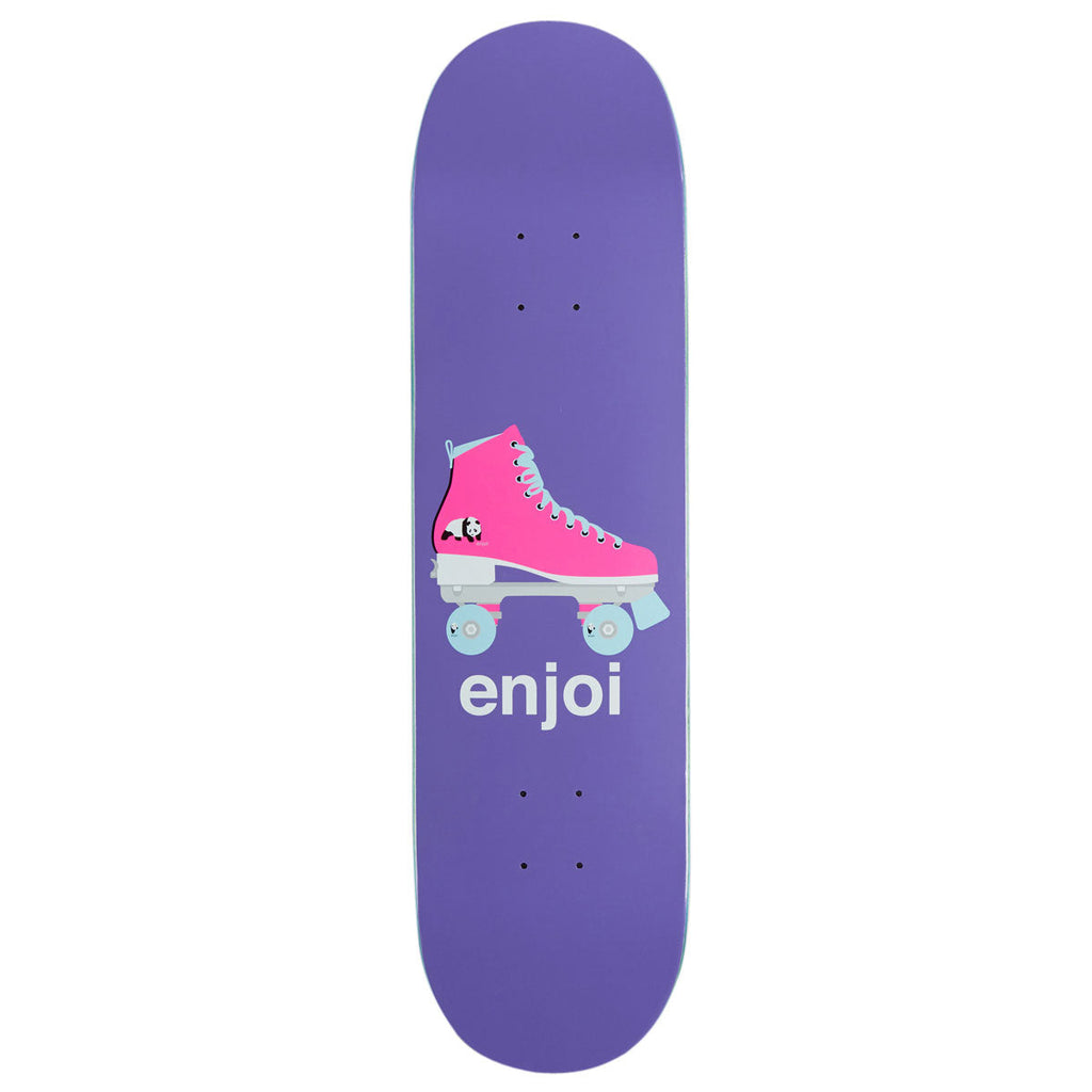Enjoi Big Box Retro Skate R7 Skateboard Deck - Purple - 8.25"